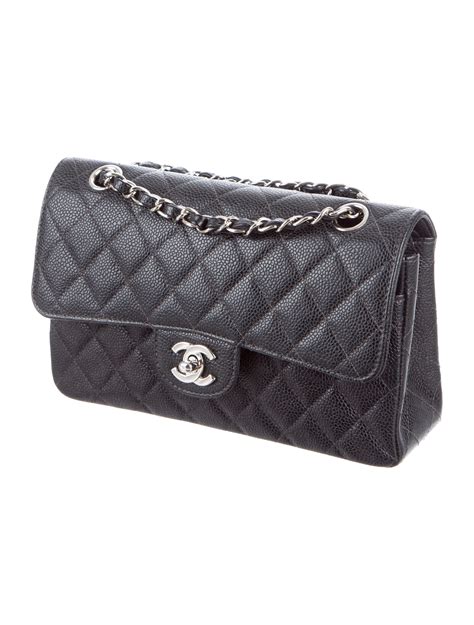 chanel classic small flap bag caviar|Small classic handbag, Grained calfskin & gold.